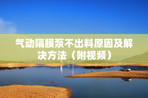 氣動隔膜泵不出料原因及解決方法（附視頻）