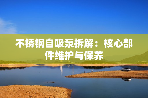 不銹鋼自吸泵拆解：核心部件維護(hù)與保養(yǎng)