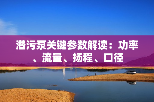 潛污泵關(guān)鍵參數(shù)解讀：功率、流量、揚(yáng)程、口徑